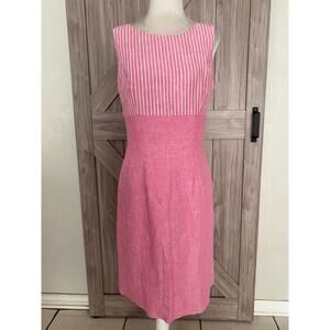 Thai Style 36 pink linen dress
